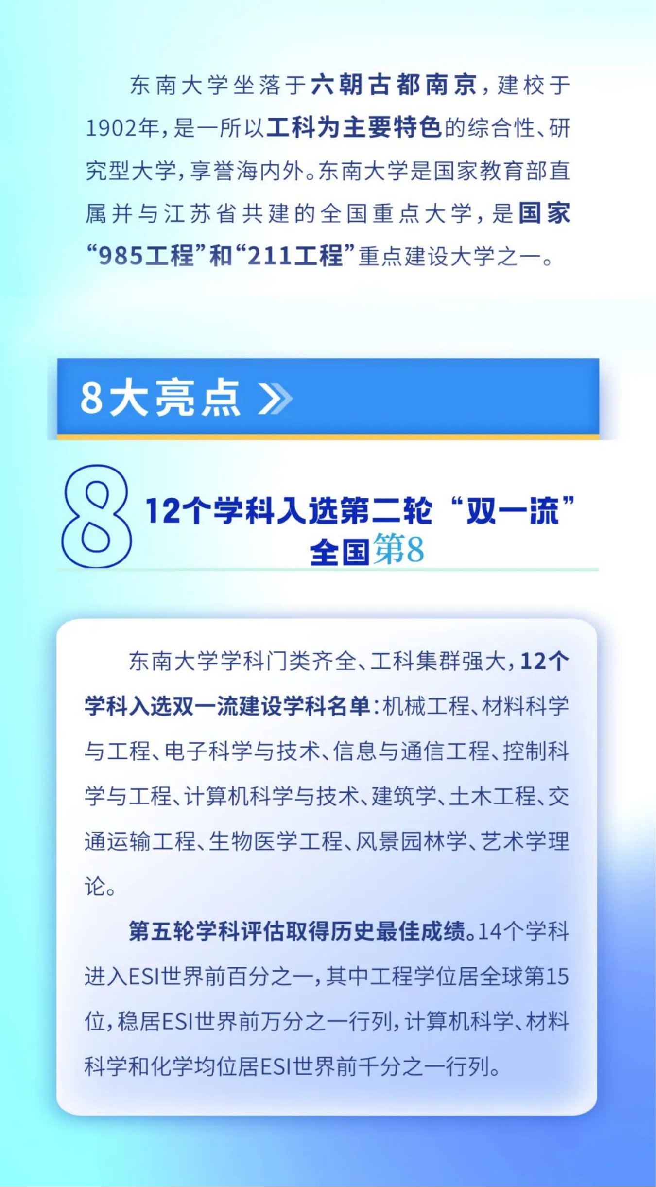 生為首位！東南大學(xué)2023招生政策八大亮點(diǎn)搶先看！
