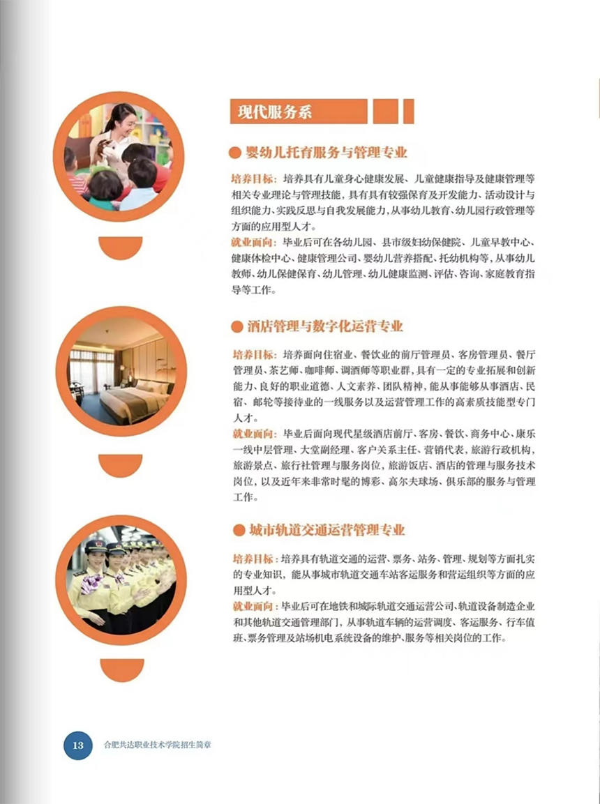 合肥共達職業(yè)技術(shù)學(xué)院－2024年分類考試招生宣傳冊