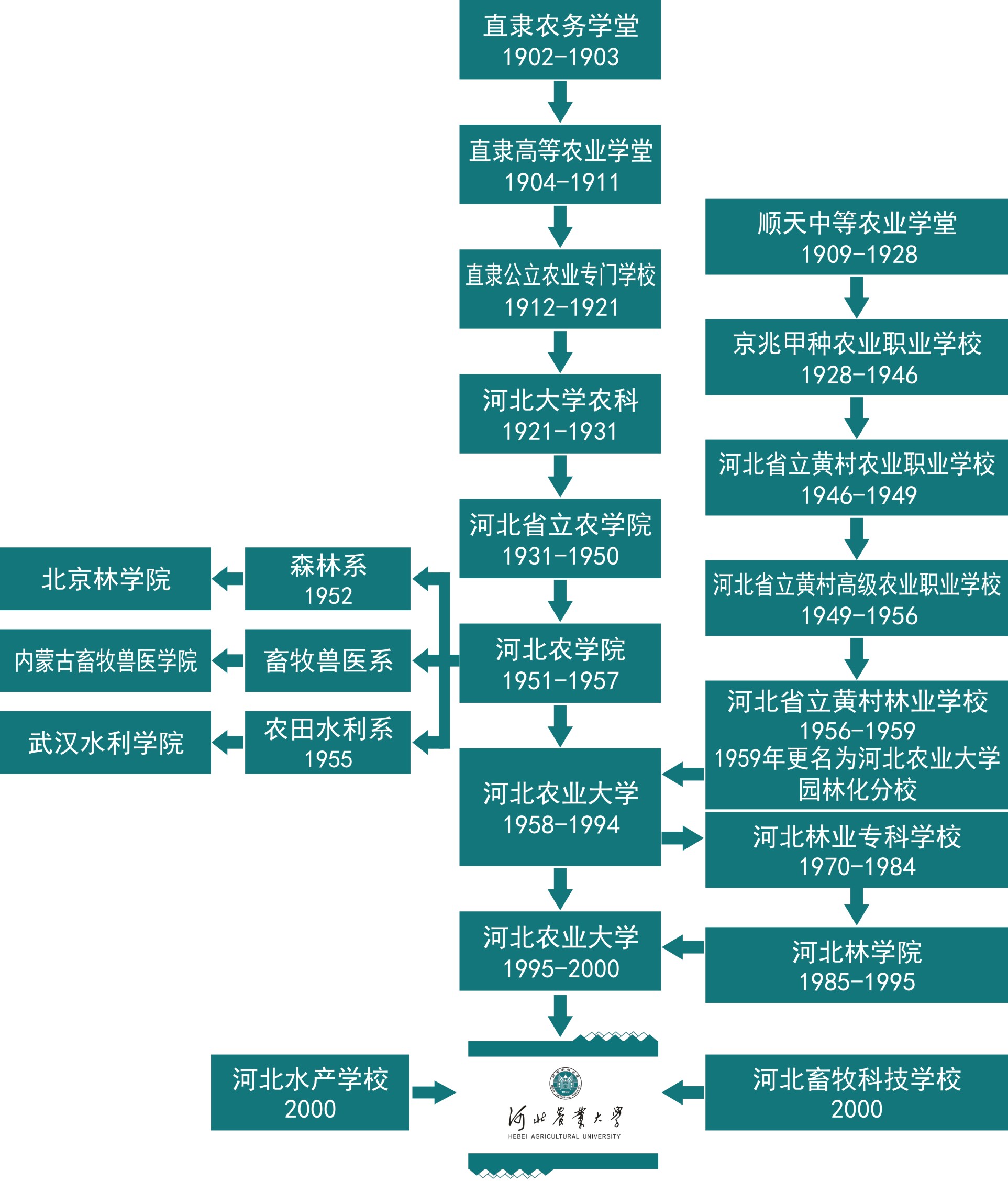 大學(xué)校志，歷史沿革（概）校史